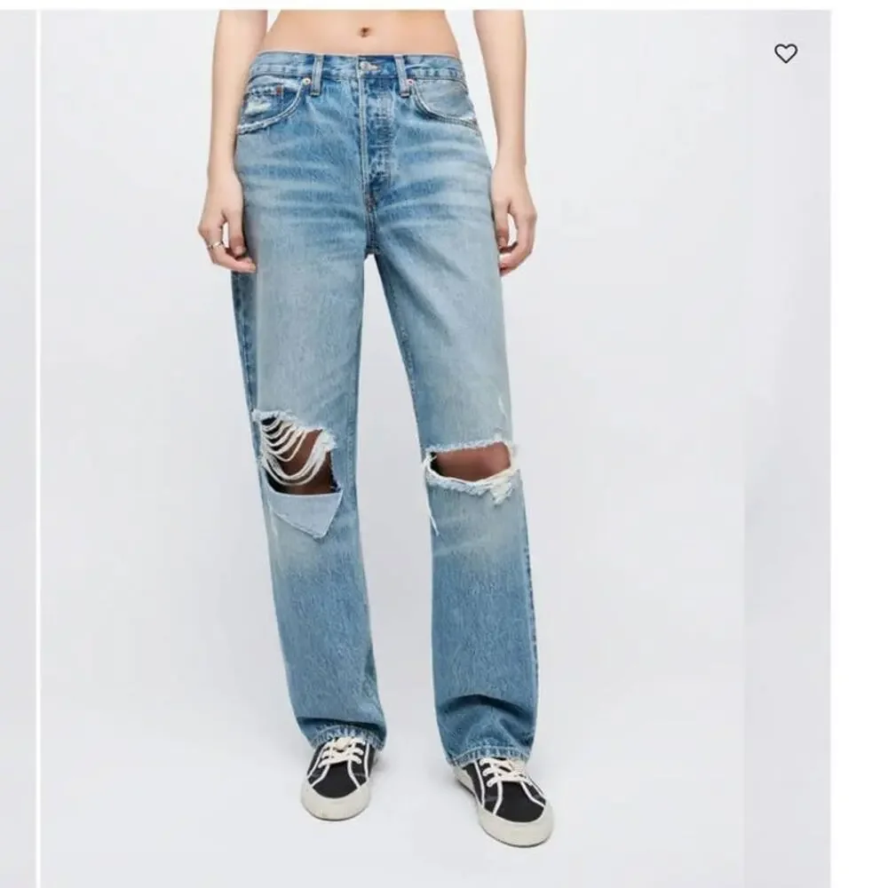 Re/Done | Jeans | Redone 9s Crop Low Slung Jeans In Medium Raf Size 24 ...